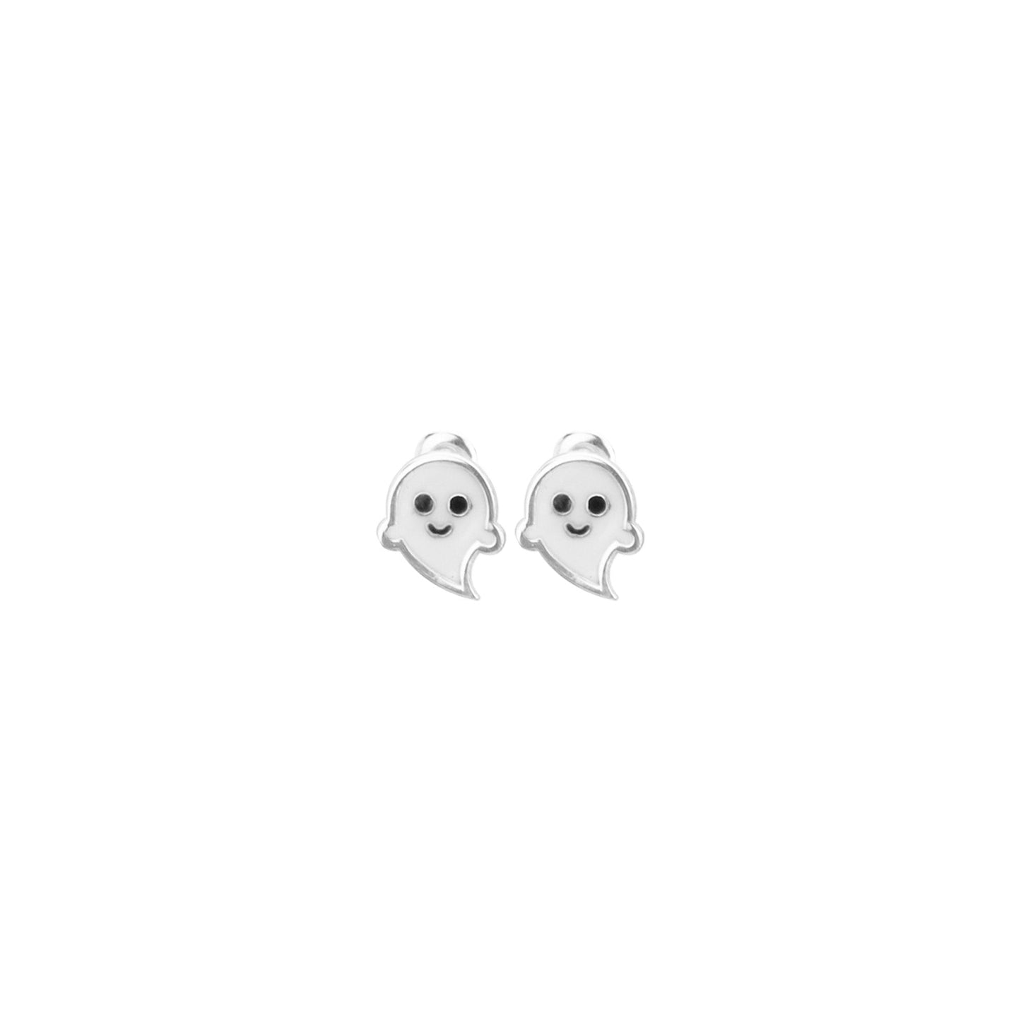 Enamel Tiny Ghosts Earrings