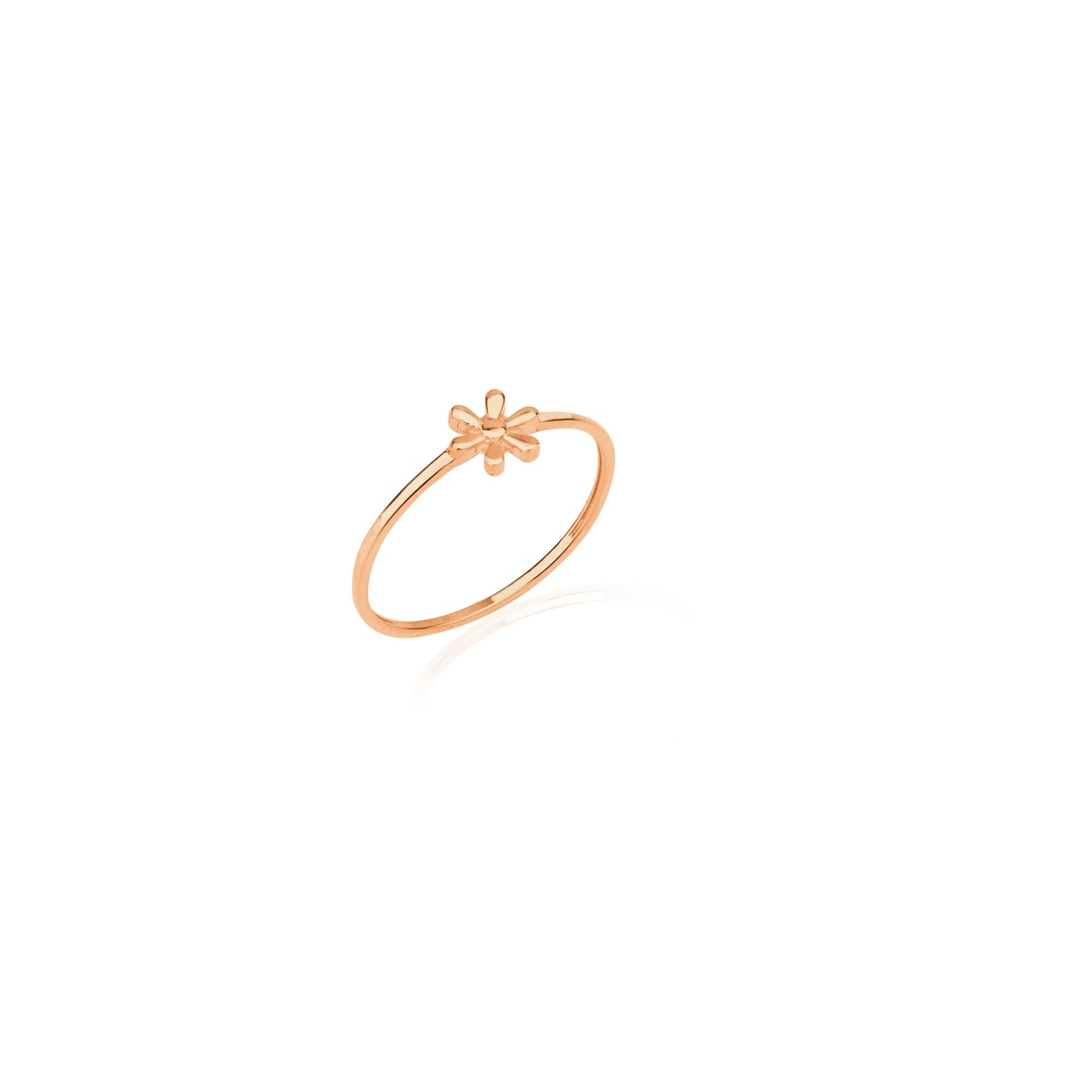 925 Sterling Silver Tiny Daisy Ring