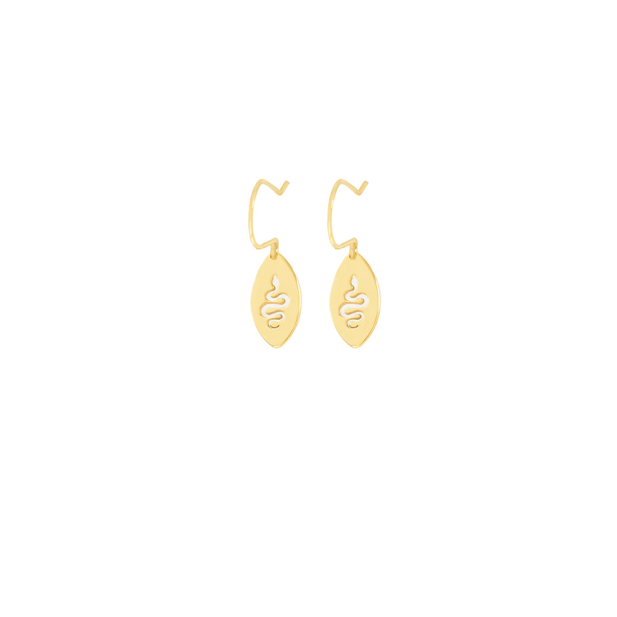 925 Sterling Silver Snake Dangle & Drop Earrings