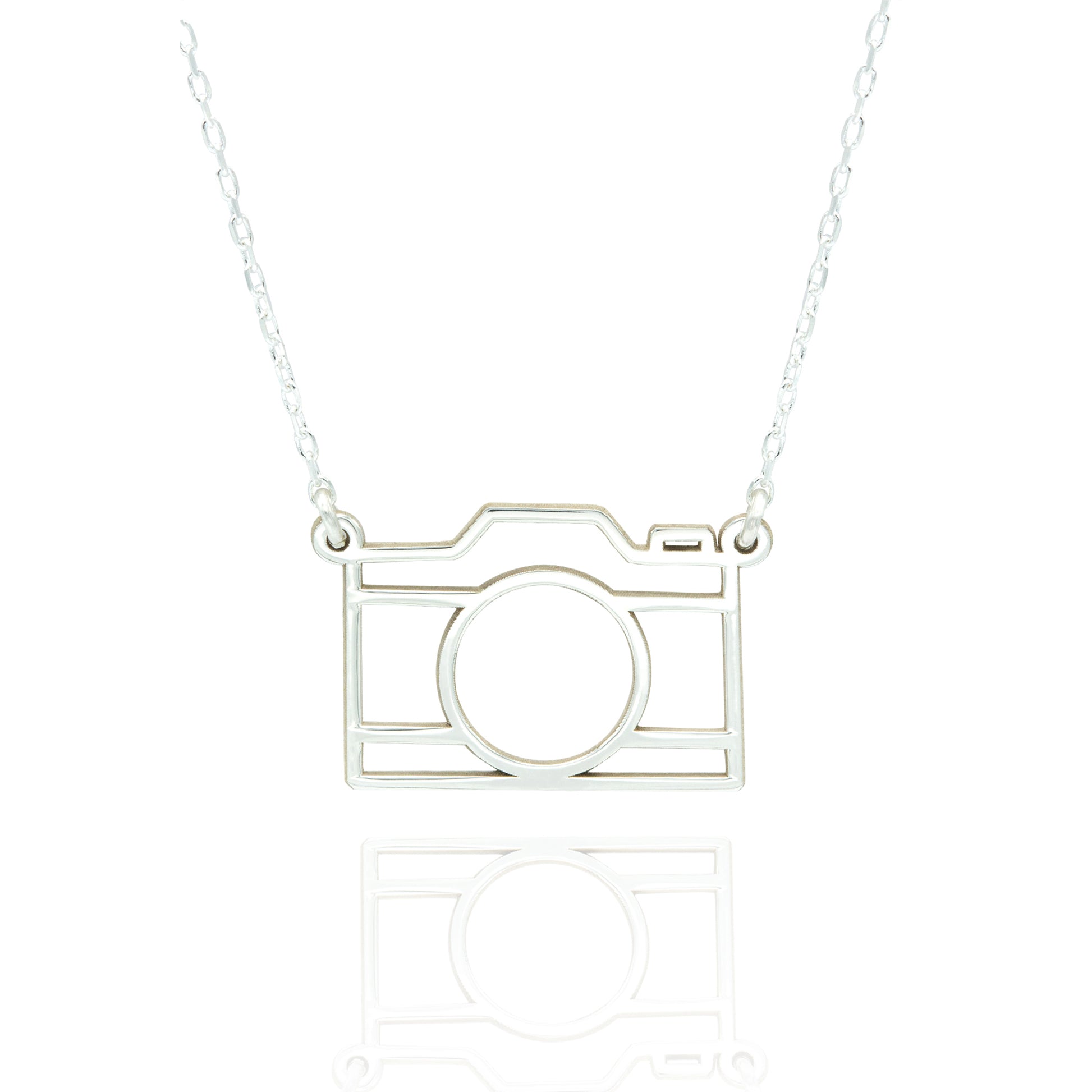 Origami Camera Necklace