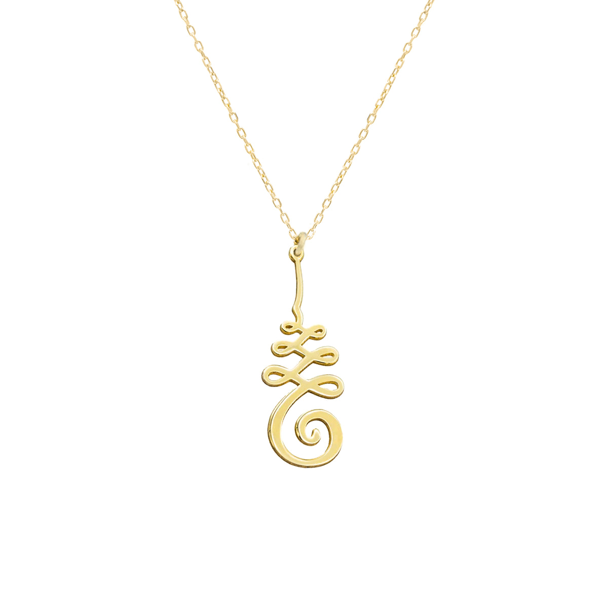 925 Sterling Silver Unalome Necklace