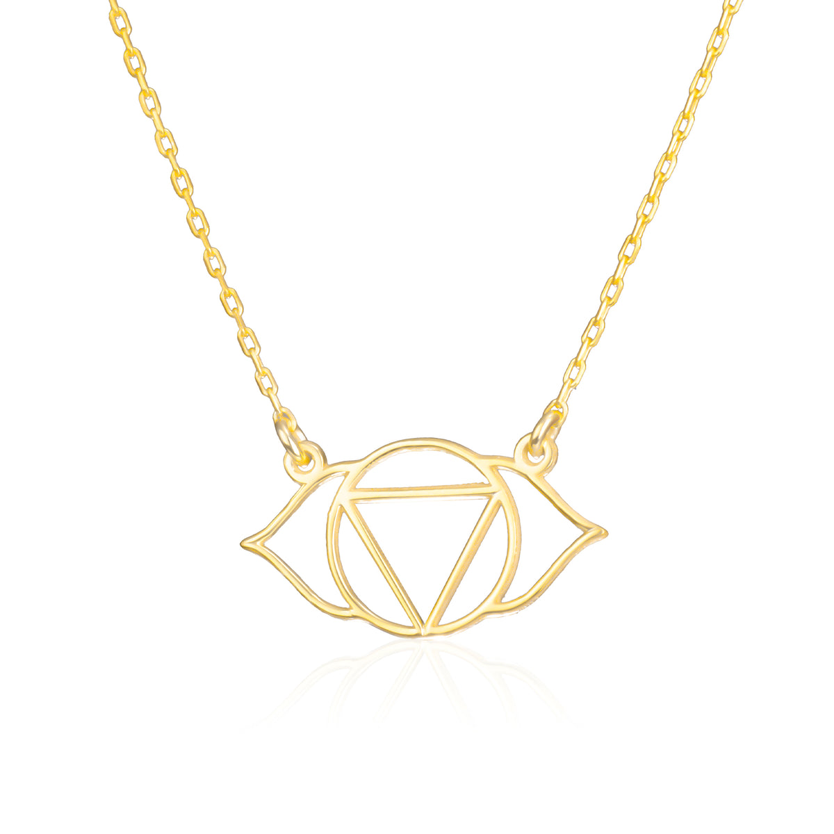 925 Sterling Silver Third Eye Chakra Necklace