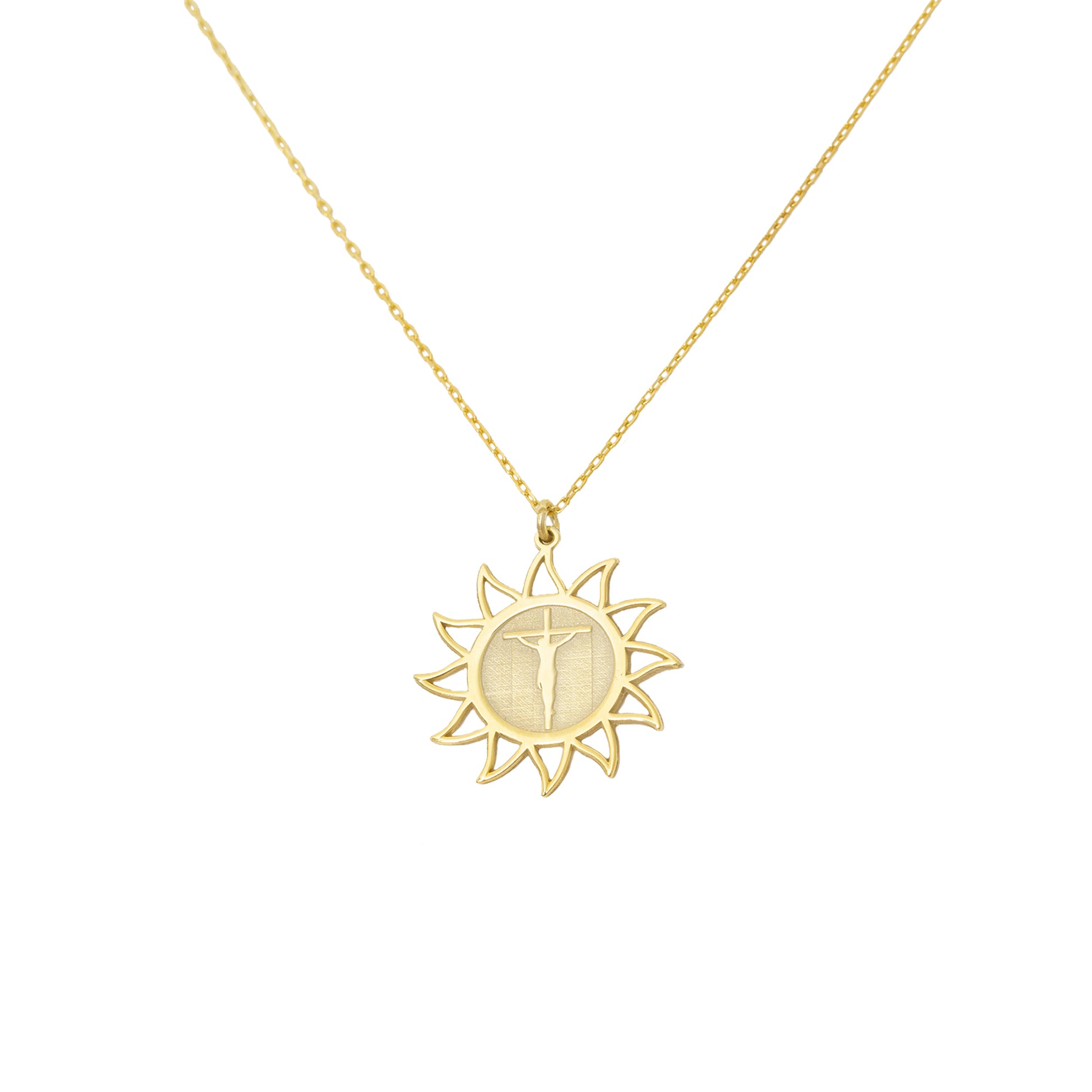 925 Sterling Silver Jesus Necklace