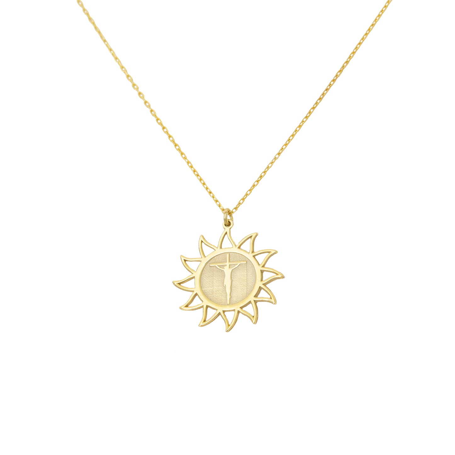 925 Sterling Silver Jesus Necklace