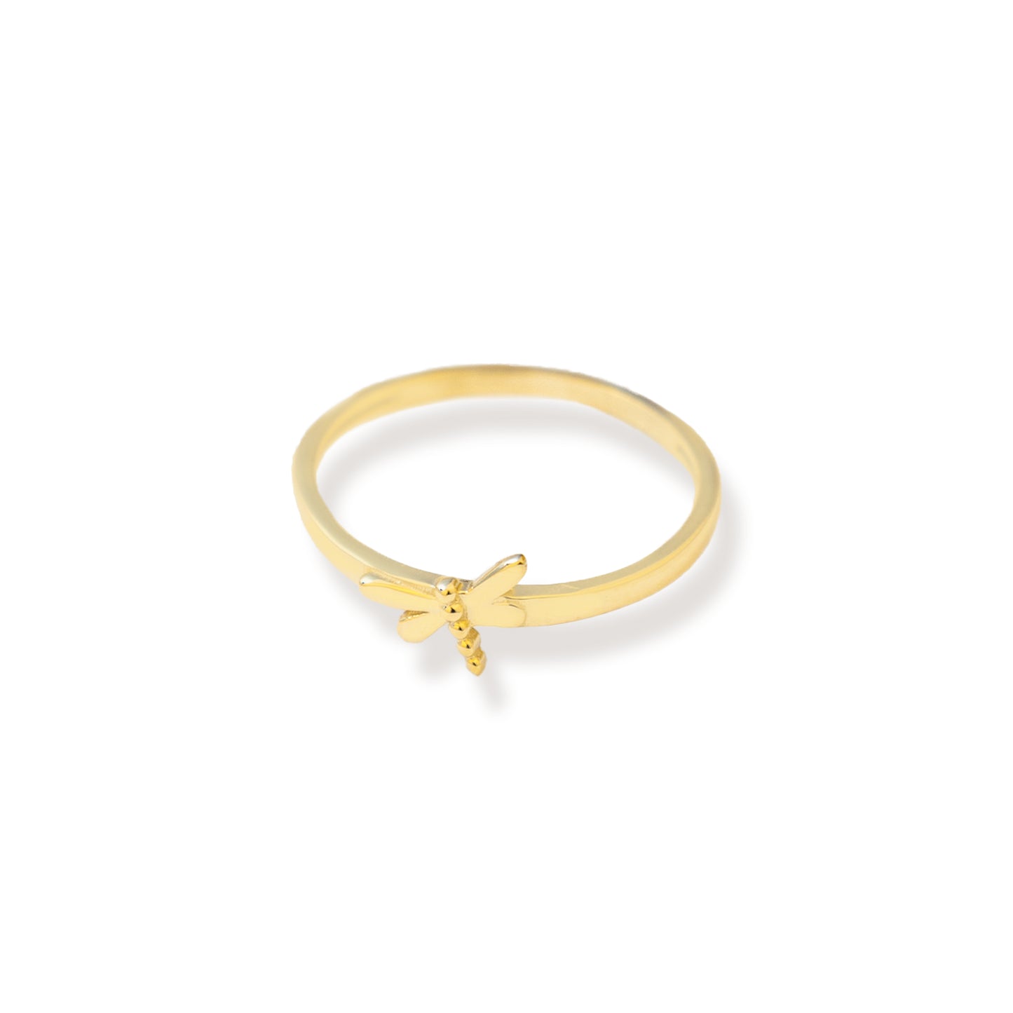 925 Sterling Silver Tiny Dragonfly Ring