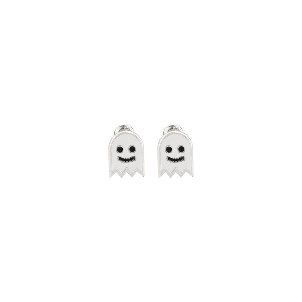 Enamel Tiny Ghosts Earrings