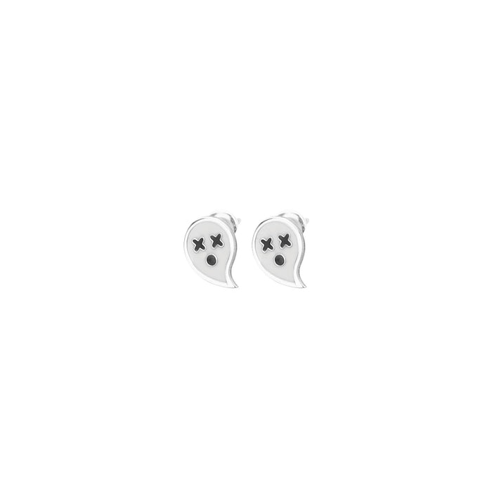 Enamel Tiny Ghosts Earrings