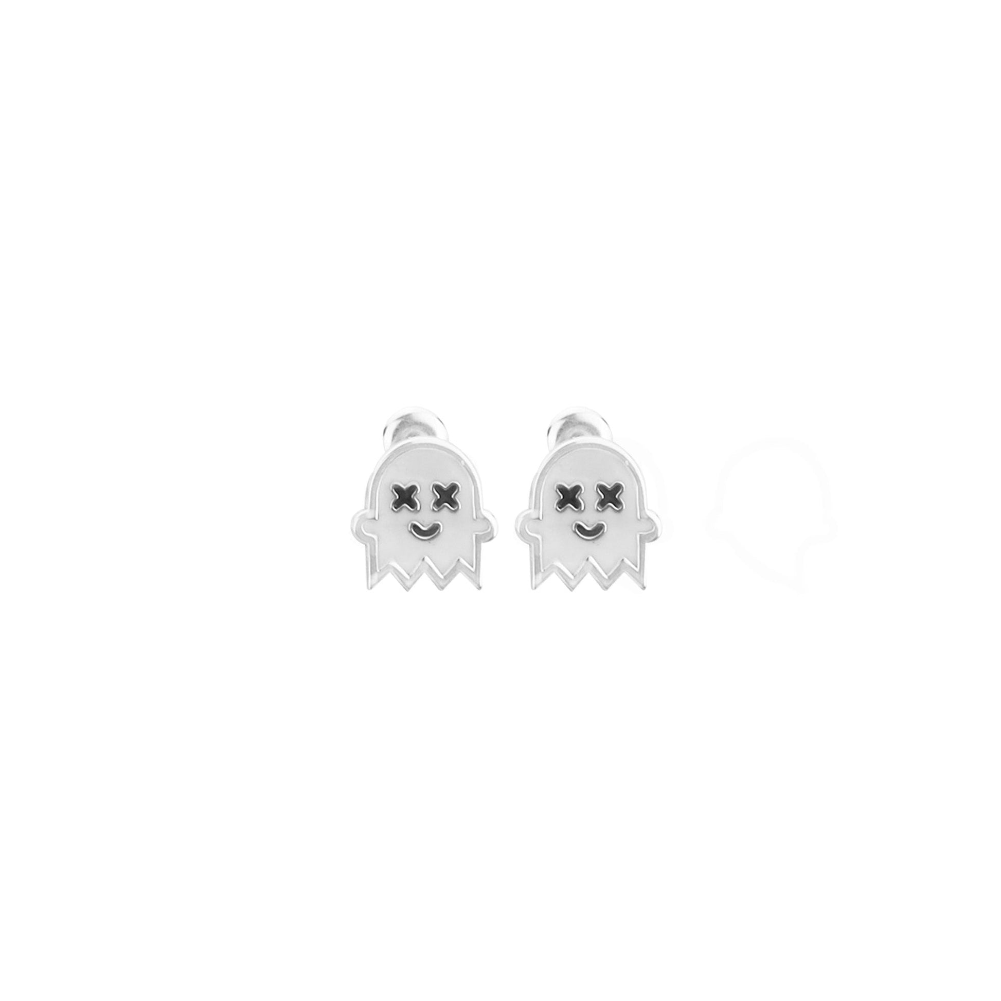 Enamel Tiny Ghosts Earrings