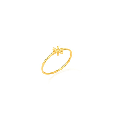 925 Sterling Silver Tiny Daisy Ring