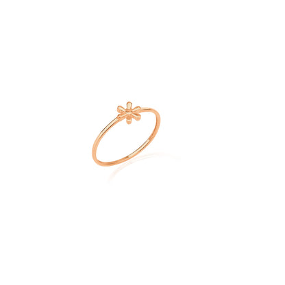 925 Sterling Silver Tiny Daisy Ring