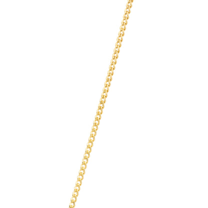 925 Sterling Silver 1mm/3mm Curb Chain Necklace