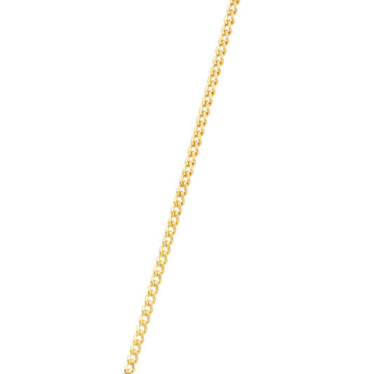 925 Sterling Silver 1mm/3mm Curb Chain Necklace