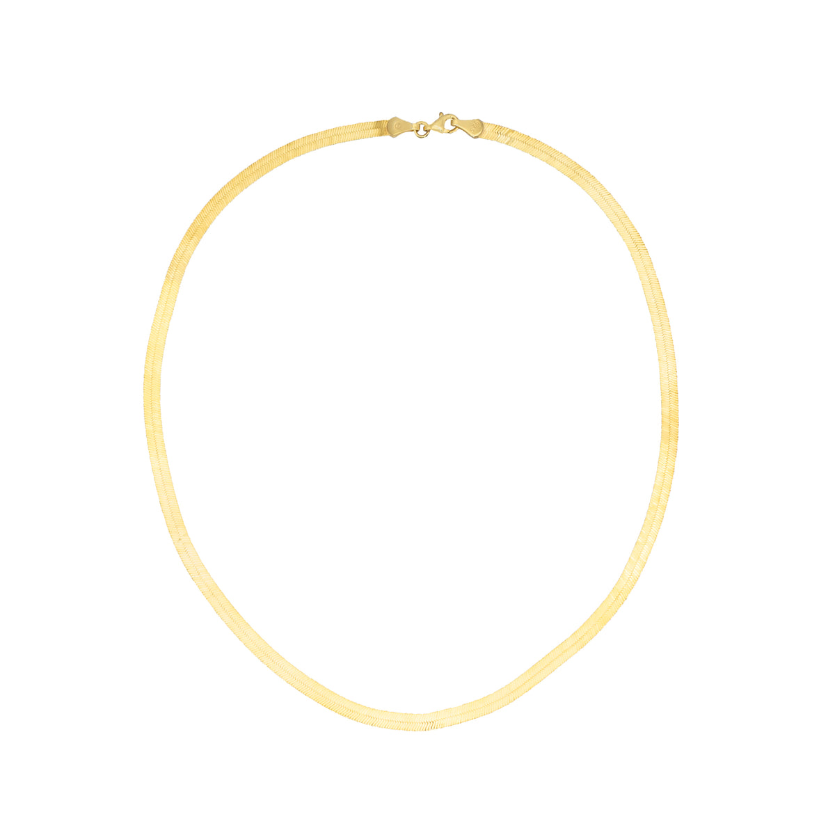 925 Sterling Silver Snake Layered Herringbone Chain Necklace
