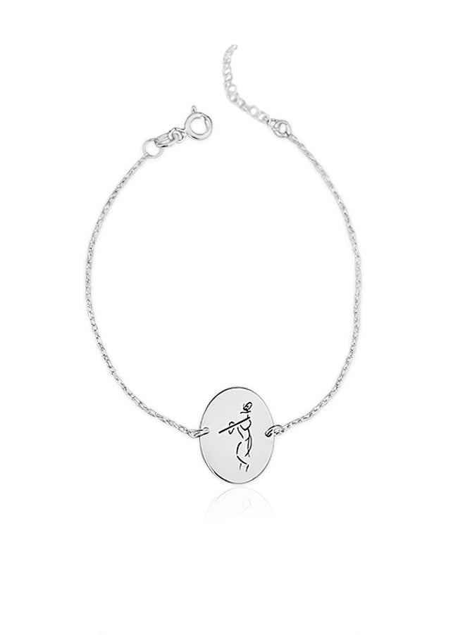 925 Sterling Silver Krishna Bracelet