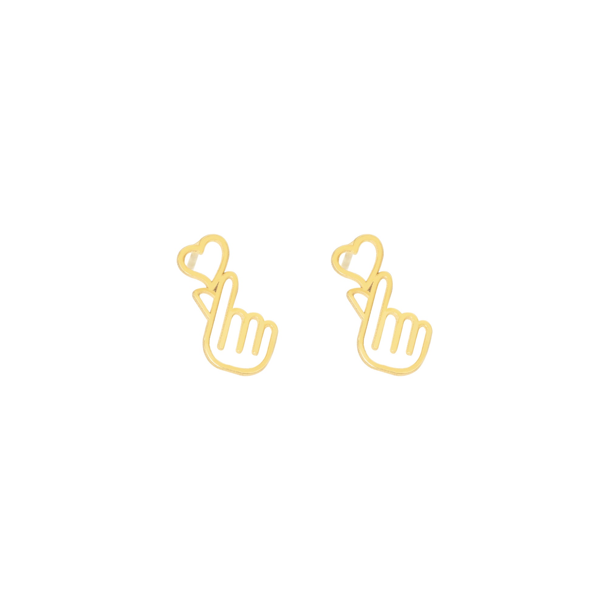 925 Sterling Silver Korean Love Earring