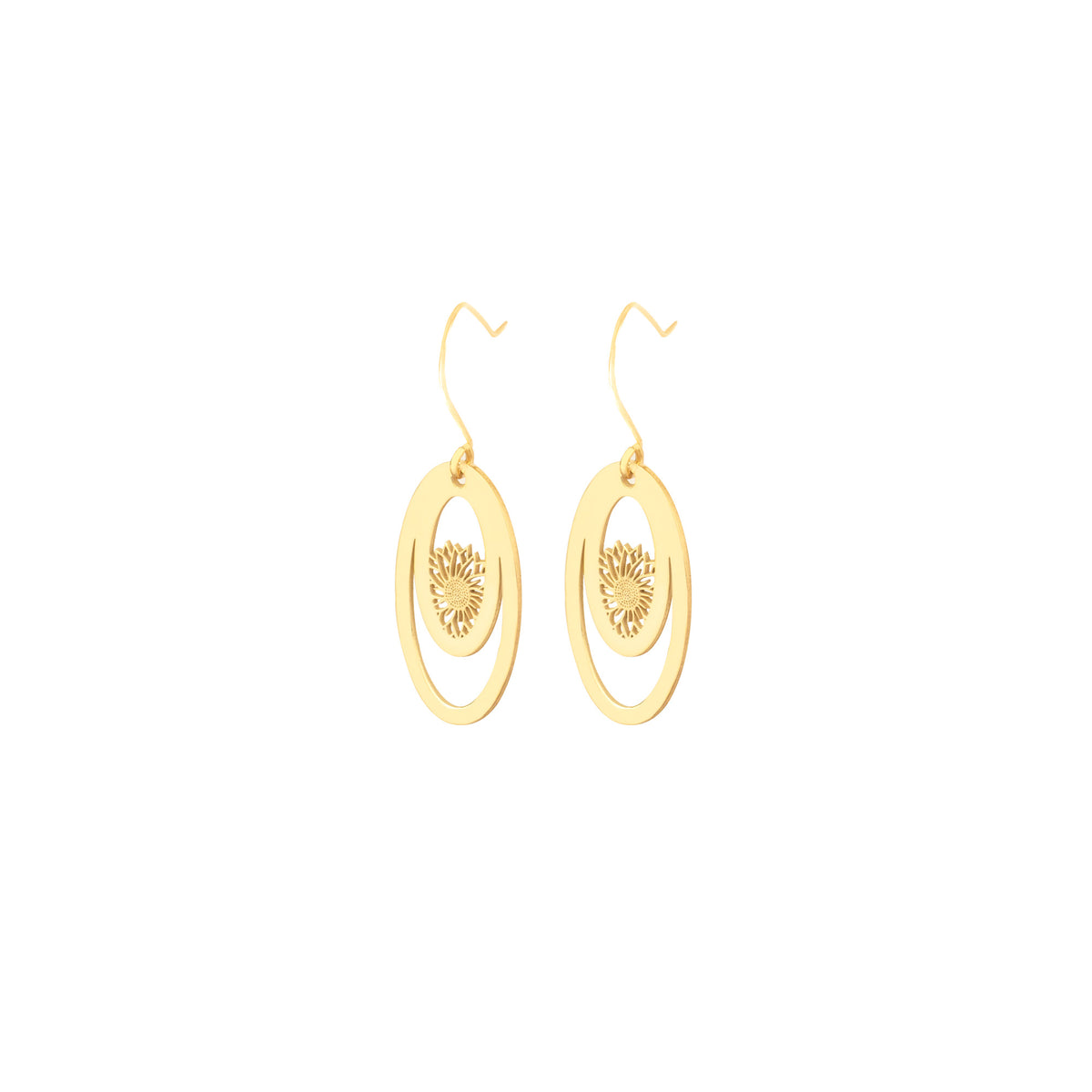 925 Sterling Silver Lotus Earring