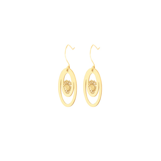 925 Sterling Silver Lotus Earring