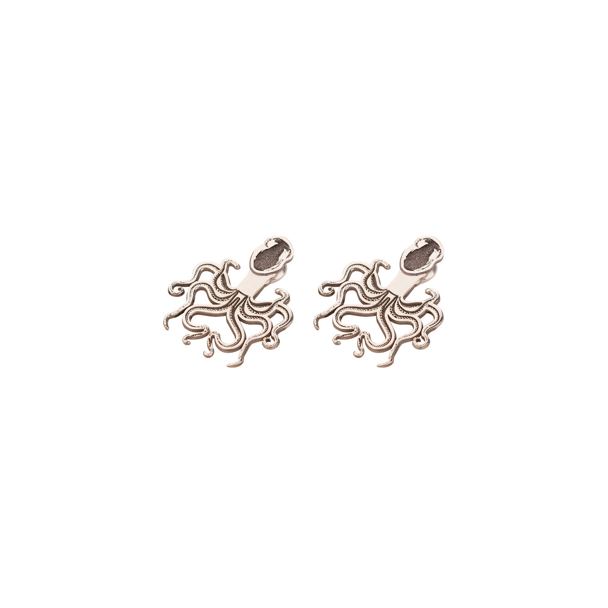 925 Sterling Silver Octopus Ear Jacket Earring