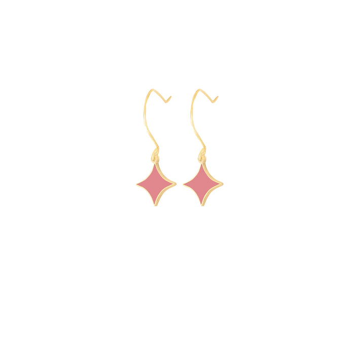 925 Sterling Silver Shining Star Earring