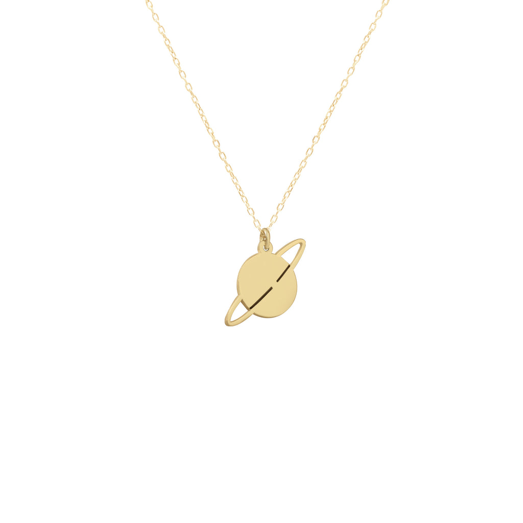 Saturn Planet Necklace