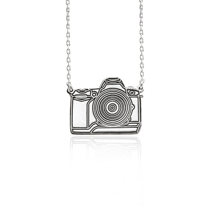 925 Sterling Silver Camera Neclace