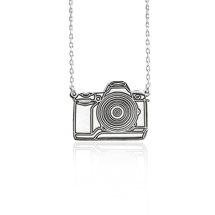 925 Sterling Silver Camera Neclace