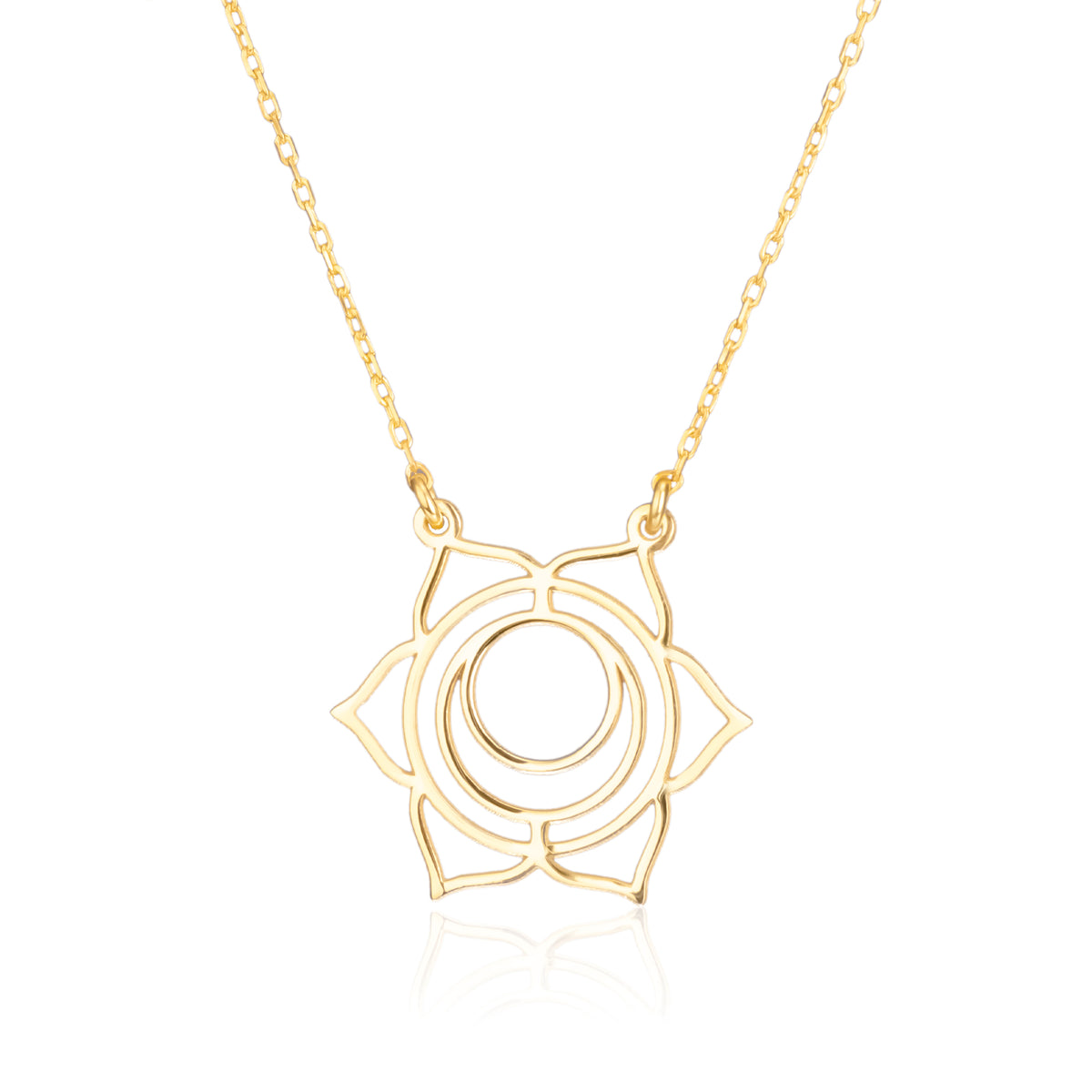 925 Sterling Silver Sacral Chakra Necklace