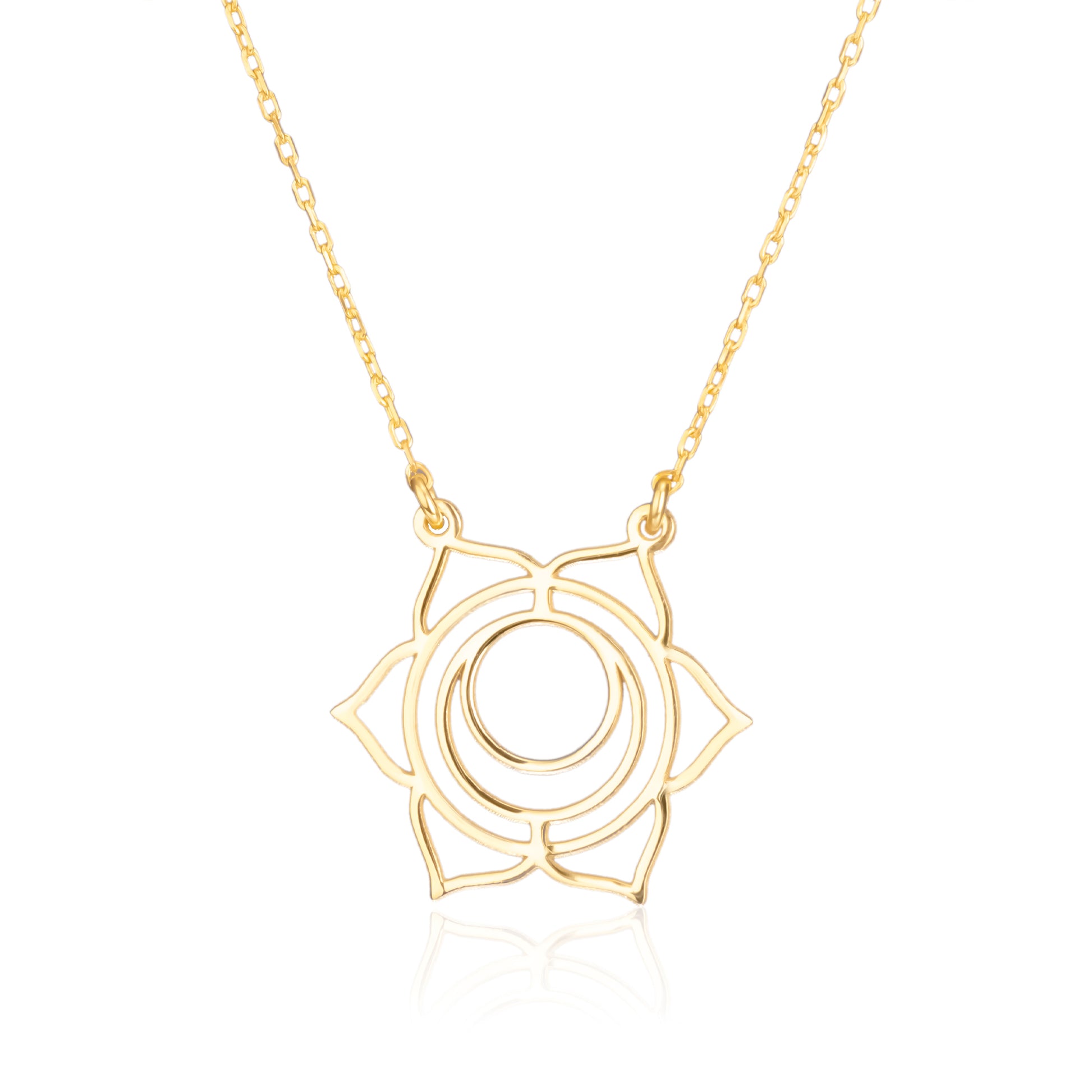 925 Sterling Silver Sacral Chakra Necklace