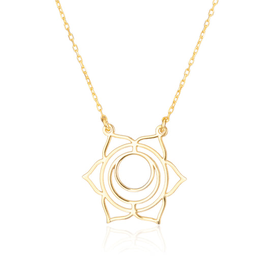 925 Sterling Silver Sacral Chakra Necklace