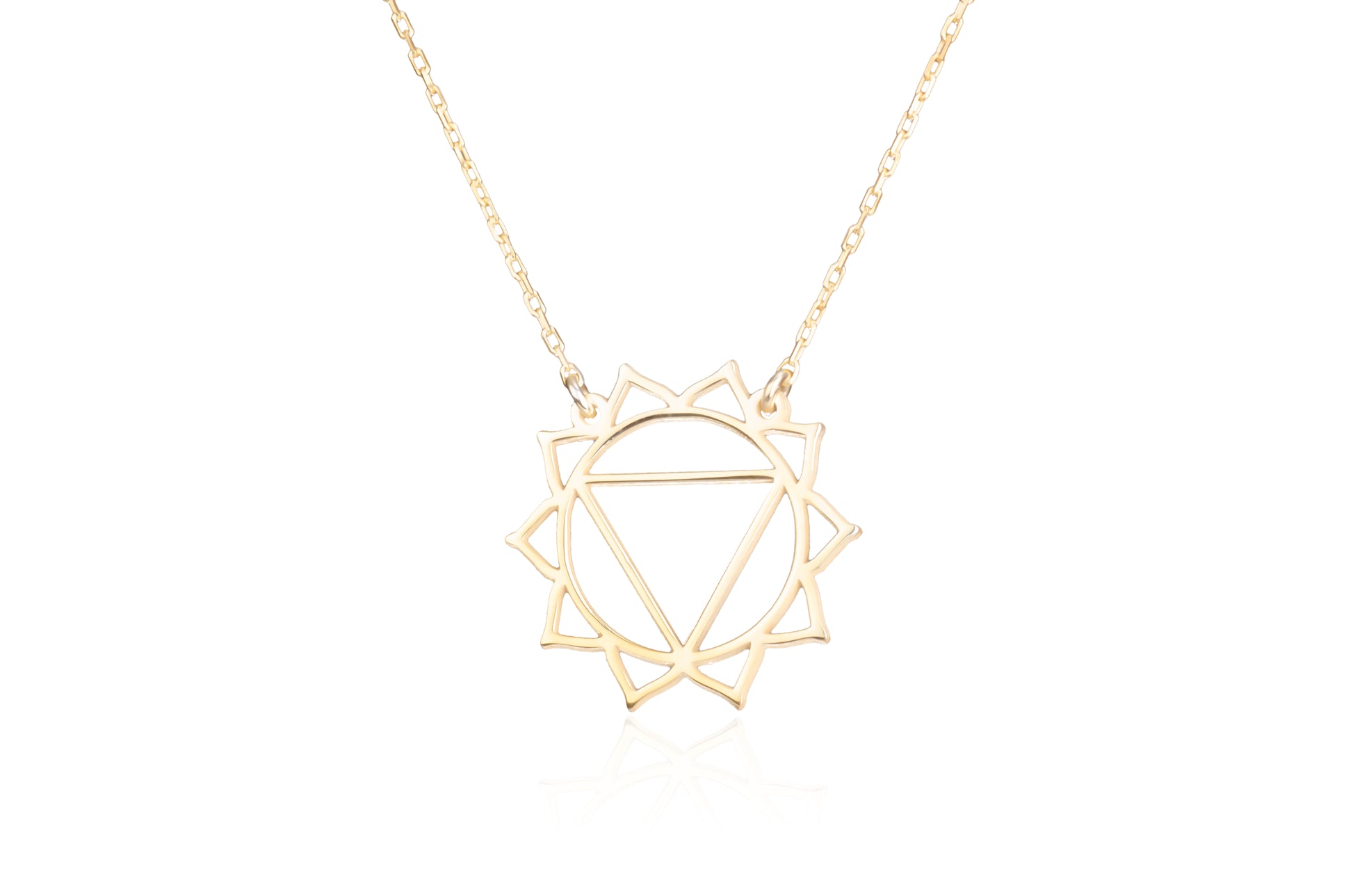 925 Sterling Silver Solar Plexus Chakra Necklace