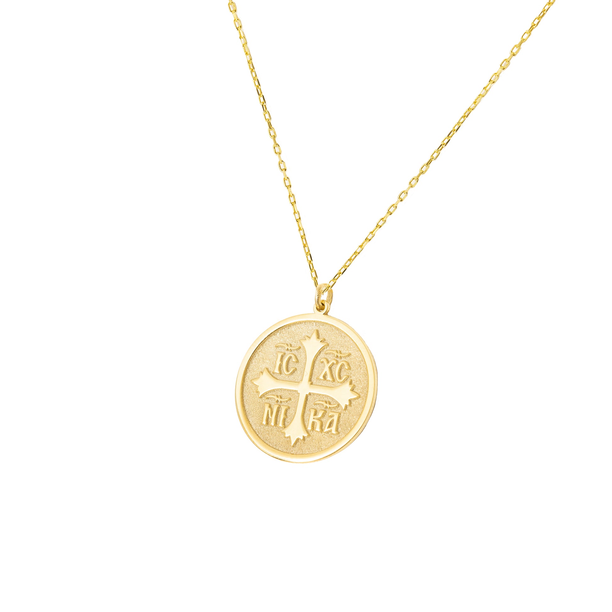 Christian Eastern Orthodox Cross Necklace - IC XC NIKA Cross Necklace - Religious Charm - Orthodox Necklace - Christian Jewelry