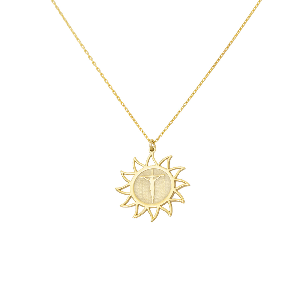 925 Sterling Silver Jesus Necklace