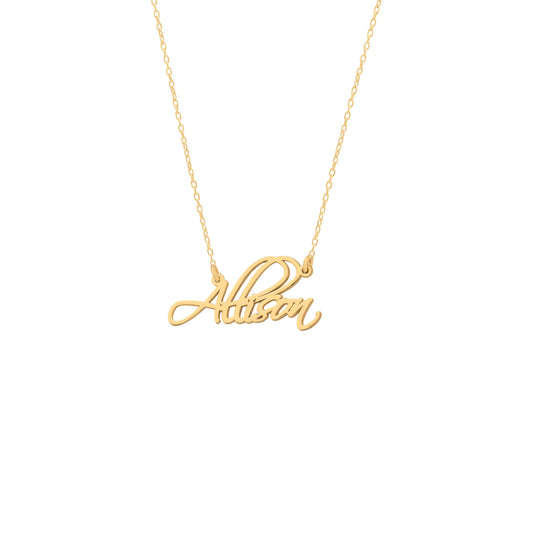 925 Sterling Silver Handmade Custom Name Necklace
