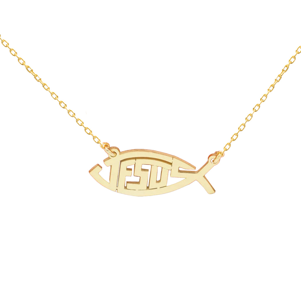 Ihthis Jesus Necklace