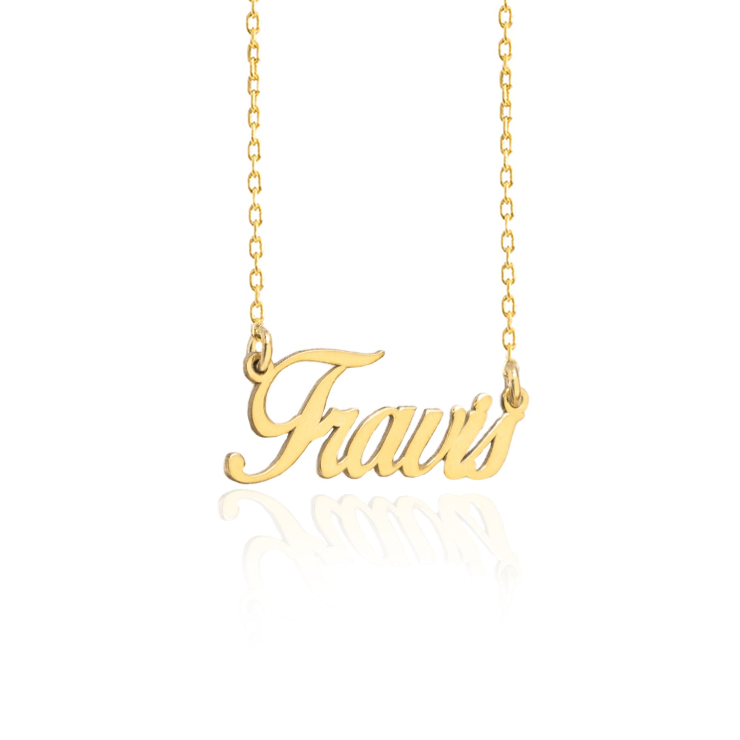 925 Sterling Silver Custom Handwriting Name Necklace