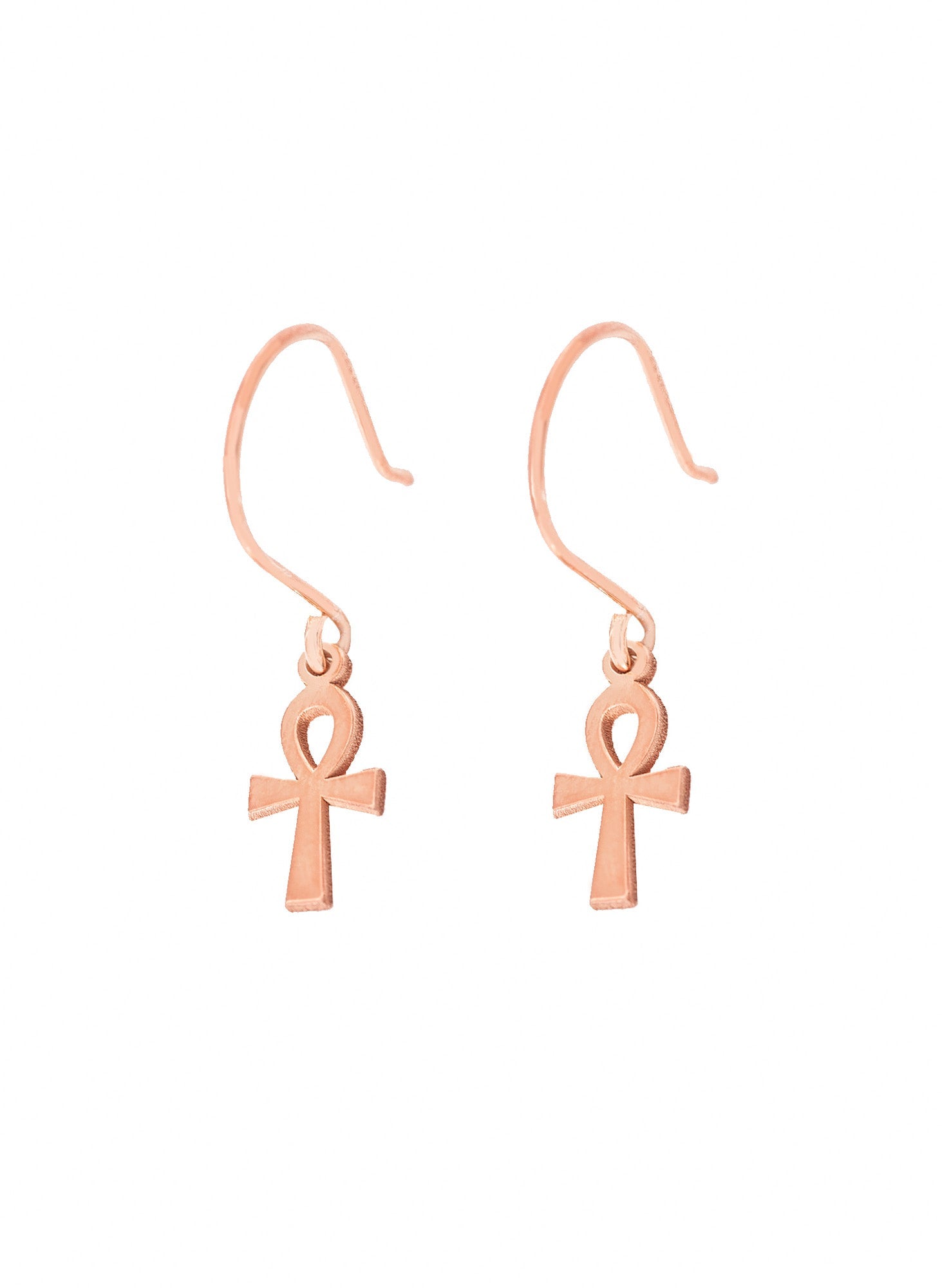 925 Sterling Silver The Ankh Earring