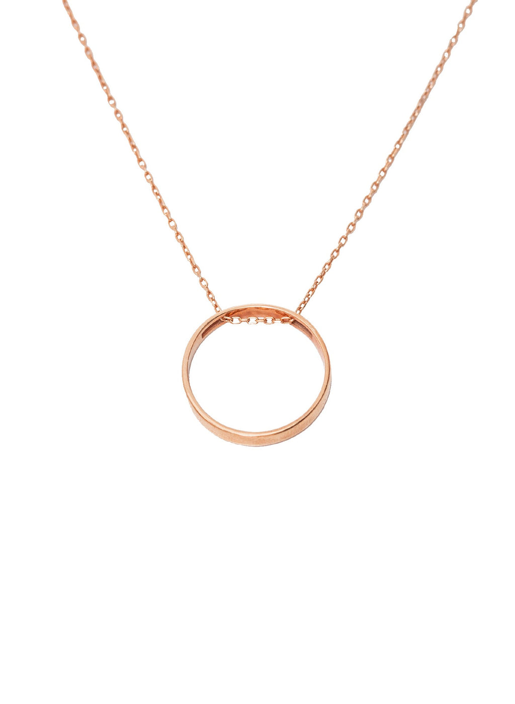 925 Sterling Silver Inner Circle Necklace