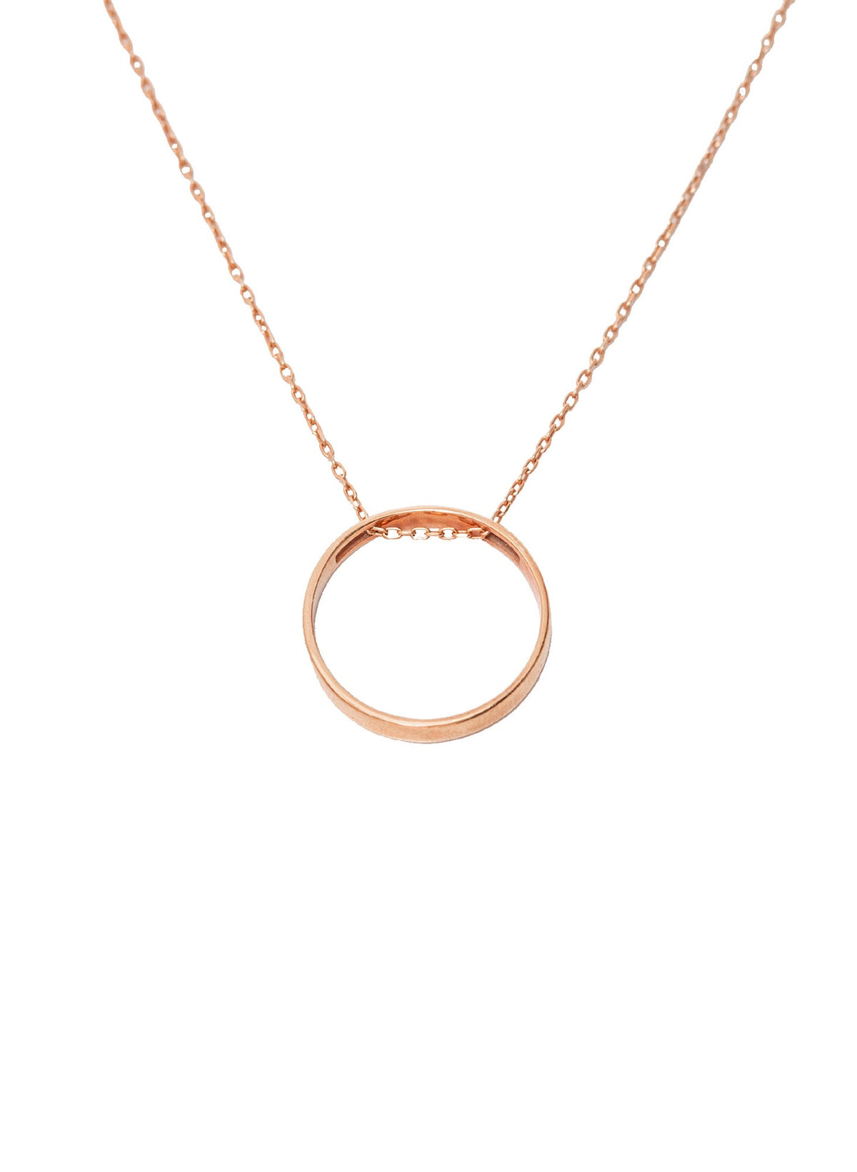 925 Sterling Silver Inner Circle Necklace