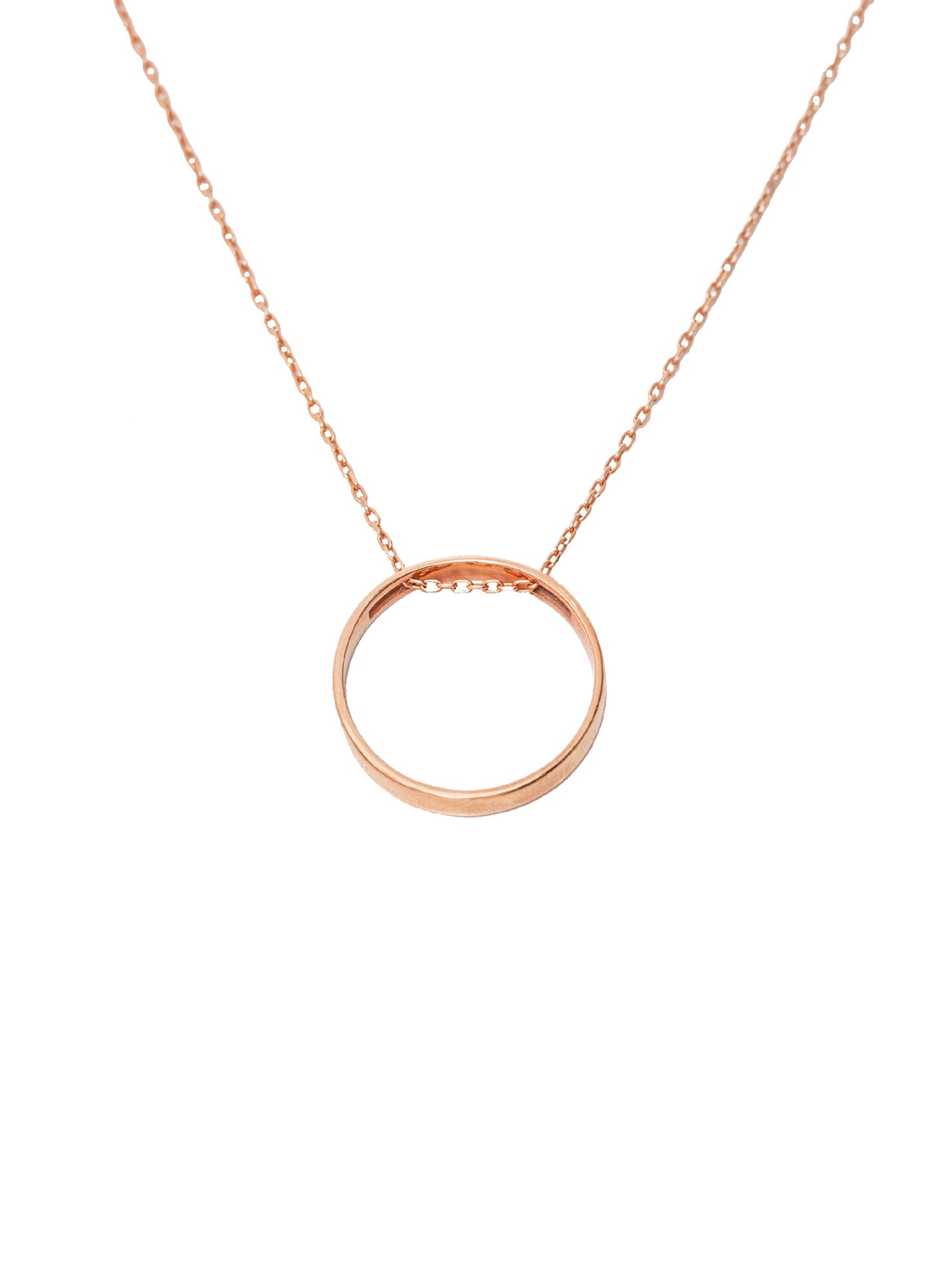 925 Sterling Silver Inner Circle Necklace