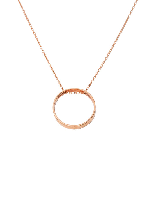 925 Sterling Silver Inner Circle Necklace