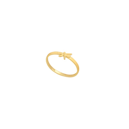 925 Sterling Silver Tiny Dragonfly Ring