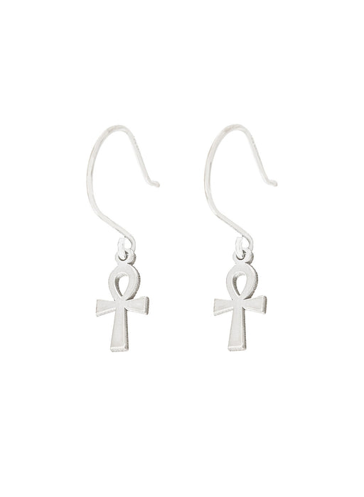 925 Sterling Silver The Ankh Earring