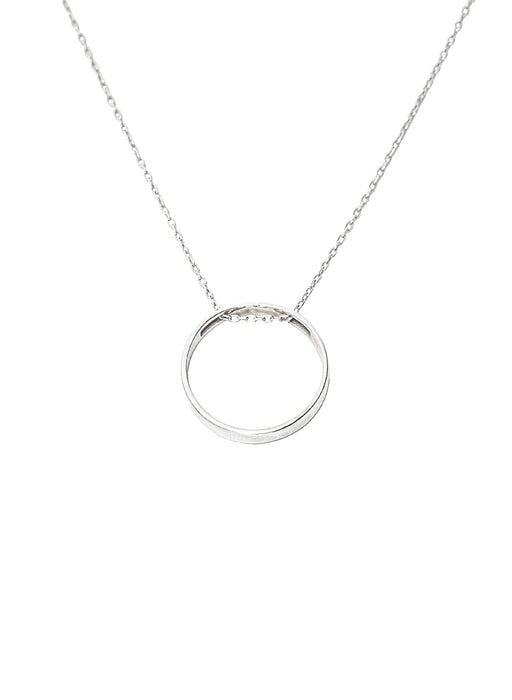 925 Sterling Silver Inner Circle Necklace