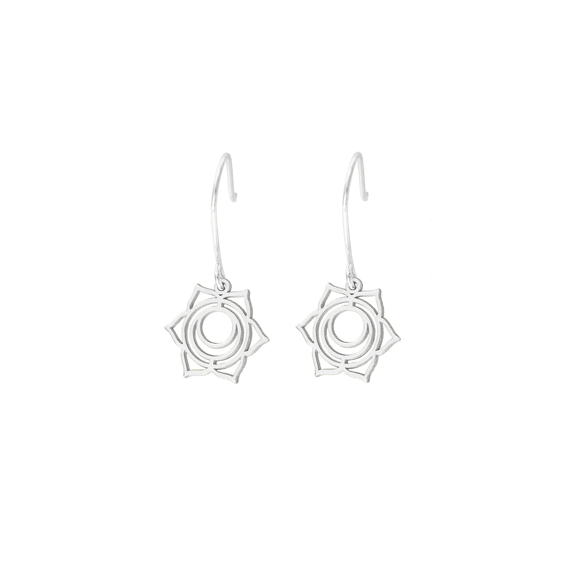 925 Sterling Silver Sacral Chakra Earring