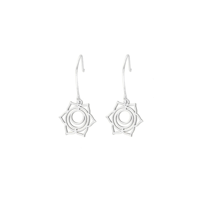 925 Sterling Silver Sacral Chakra Earring