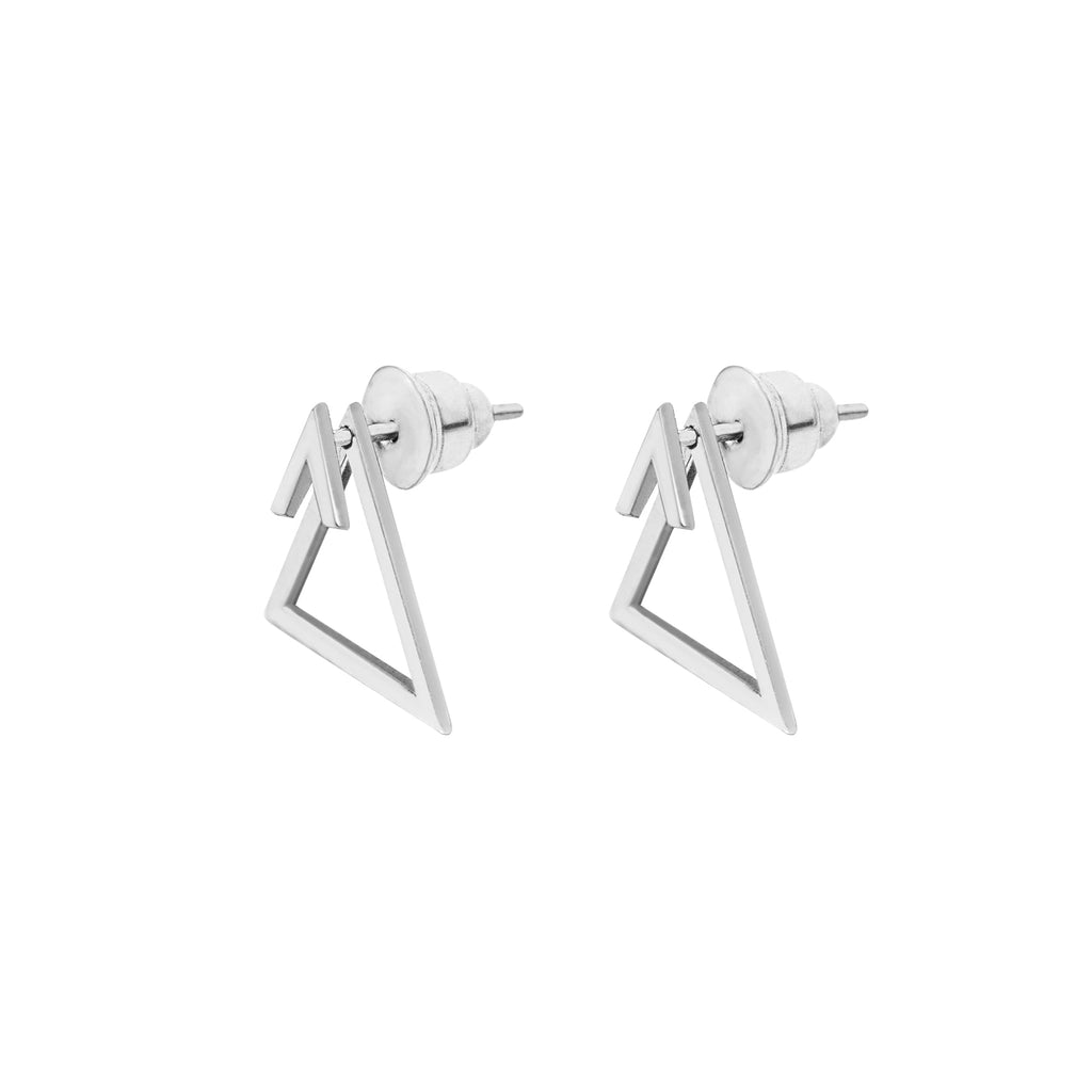 Ear Jacket Triangle Earrings