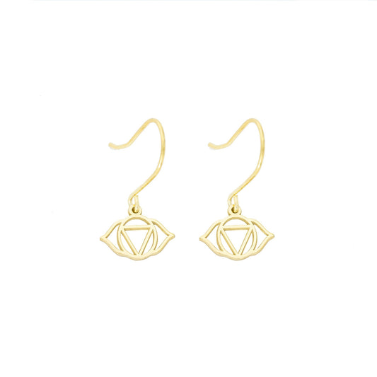 925 Sterling Silver Third Eye Chakra Earring