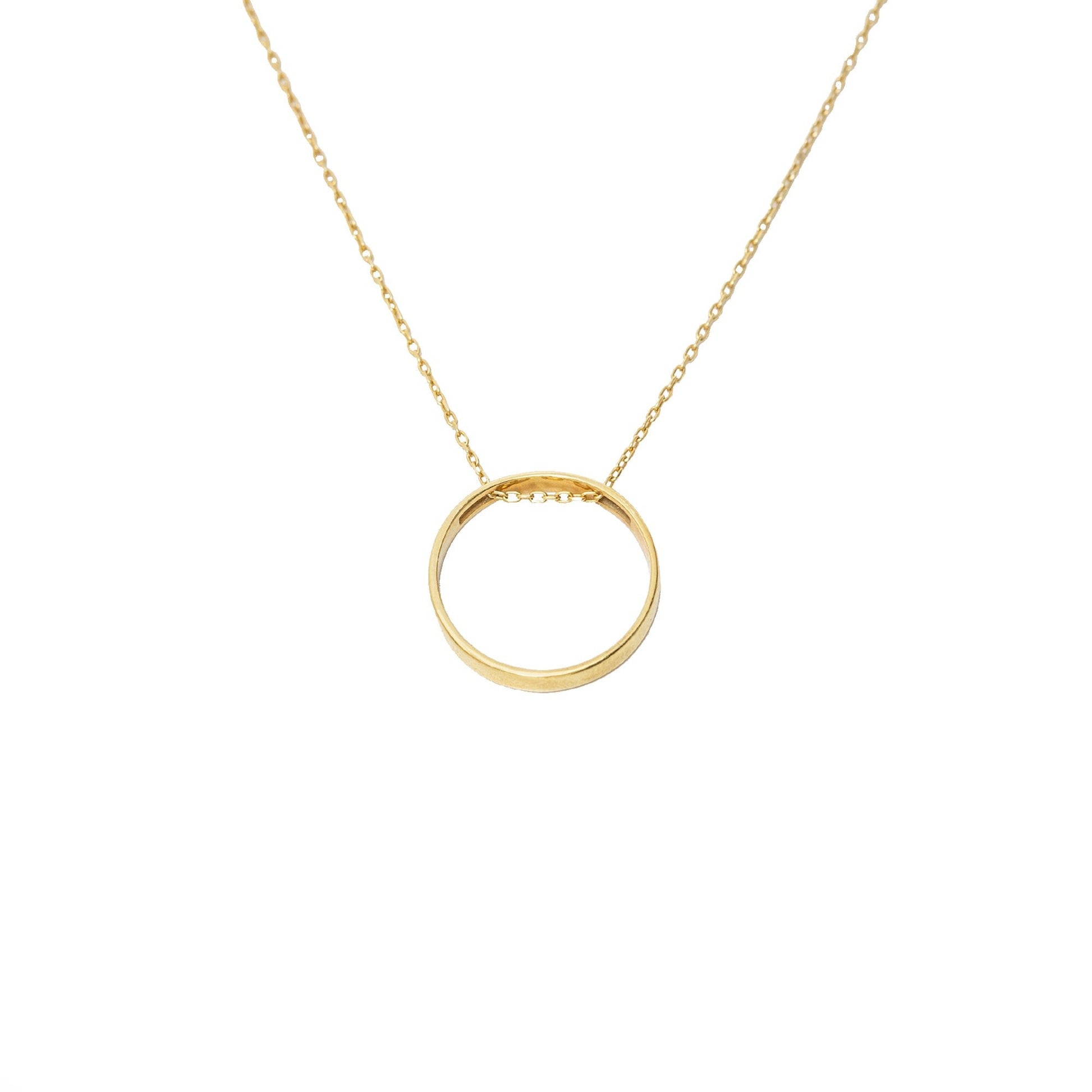 925 Sterling Silver Inner Circle Necklace