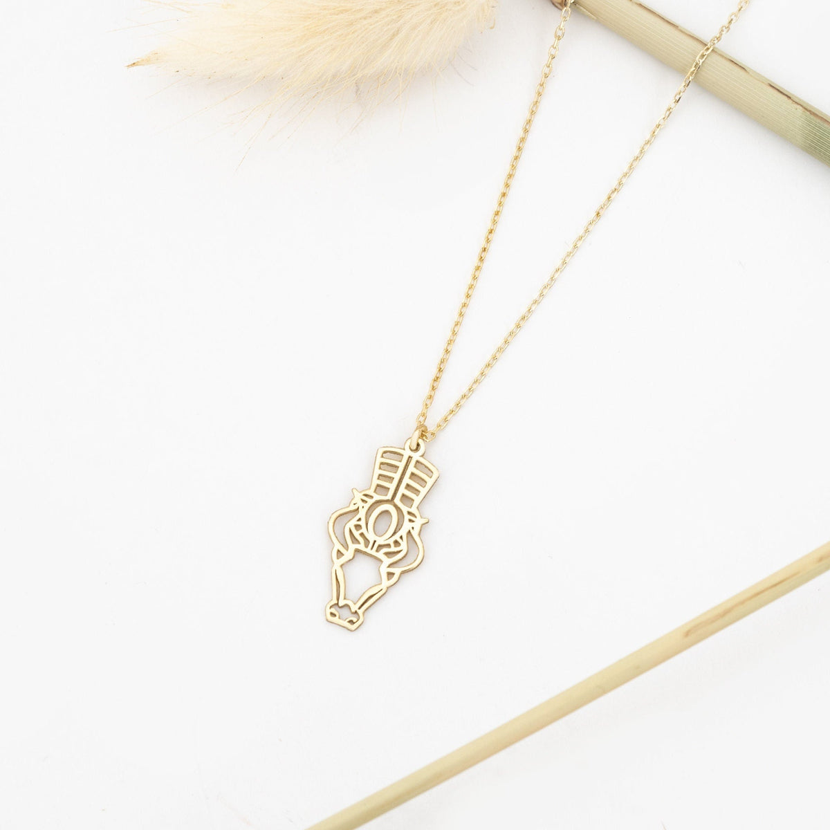 925 Sterling Silver Egypt Jewelry Apis Necklace